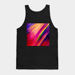 Rainbow Painting Artwork Tank Top